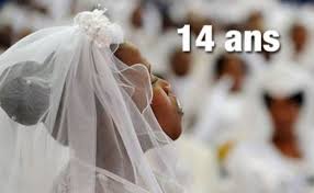 mariage d'une jeune fille