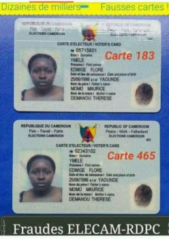 RÃ©sultat de recherche d'images pour "image de Carte d'Ã©lecteur camerounaise"